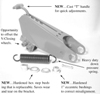 V-Closing Wheel Brackets