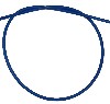 TUBING, BLUE, 1/4