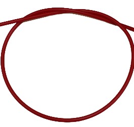 TUBING, RED, 1/4