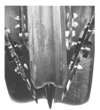 SPIKED 4-BOLT WHEEL KIT, WHITE 5000 SERIES
