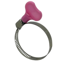 OUTBACK WRAP, HOSE CLAMP, PINK, PKG OF 10
