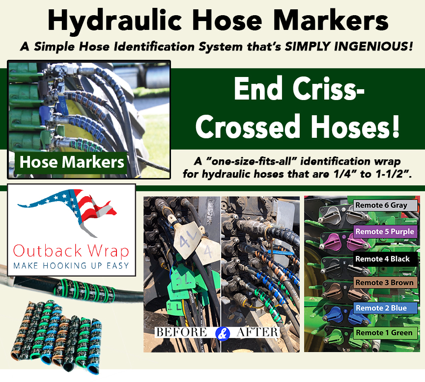 S.I. Distributing Inc.... Outback Wraps Hydraulic Hose Markers