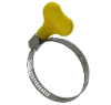 OUTBACK WRAP, HOSE CLAMP, YELLOW, PKG OF 10